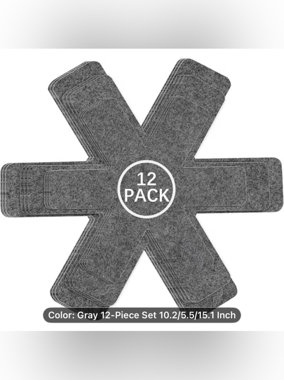 Pot & Pan Protectors 12 Pack Prevent Scratches NEW - Picture 4 of 4